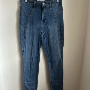 Fashion Nova High Rise Blue Jeans